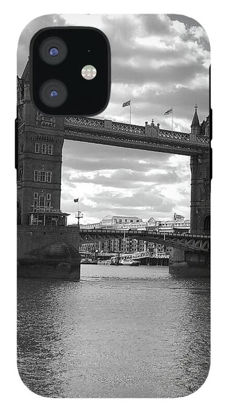 Tower Bridge in Black and White - Phone Case