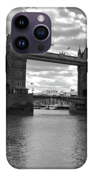 Tower Bridge in Black and White - Phone Case