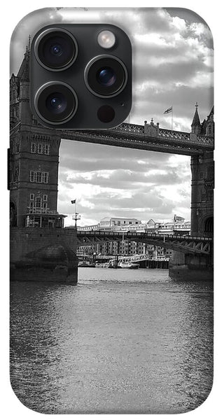 Tower Bridge in Black and White - Phone Case