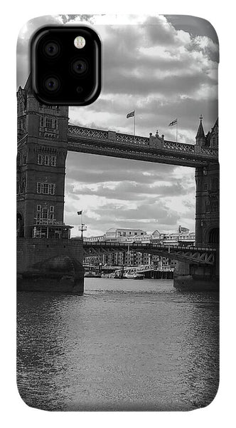 Tower Bridge in Black and White - Phone Case