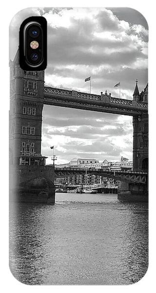 Tower Bridge in Black and White - Phone Case