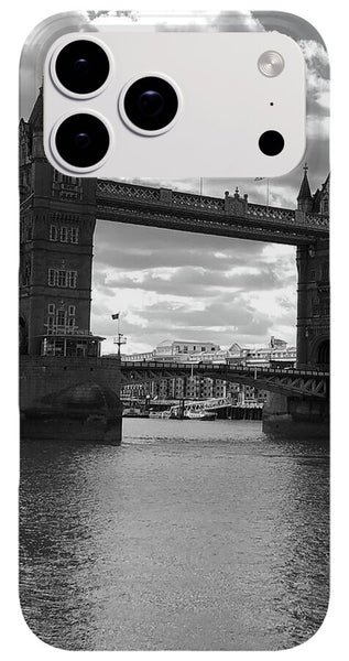 Tower Bridge in Black and White - Phone Case