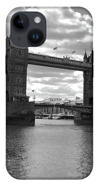 Tower Bridge in Black and White - Phone Case