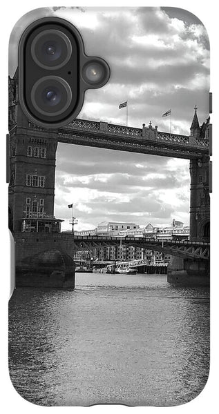 Tower Bridge in Black and White - Phone Case
