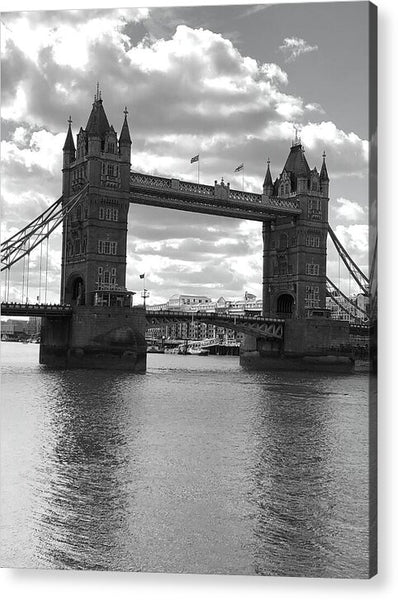 Tower Bridge in Black and White - Acrylic Print