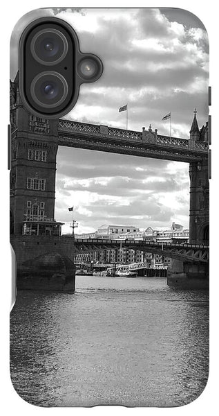 Tower Bridge in Black and White - Phone Case