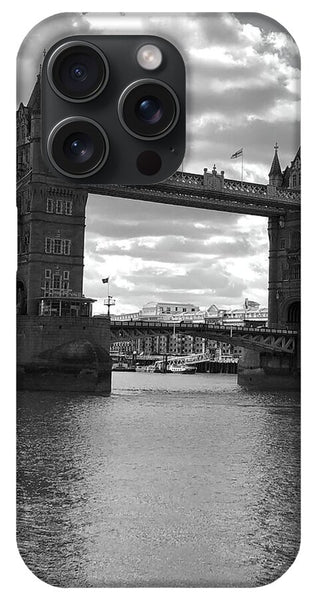Tower Bridge in Black and White - Phone Case