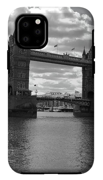 Tower Bridge in Black and White - Phone Case