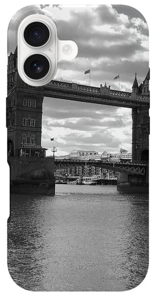 Tower Bridge in Black and White - Phone Case