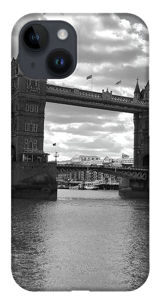 Tower Bridge in Black and White - Phone Case