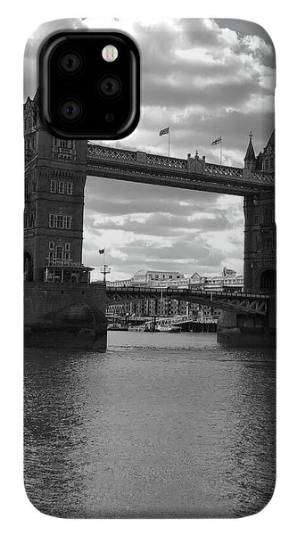 Tower Bridge in Black and White - Phone Case