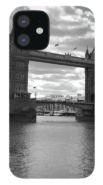Tower Bridge in Black and White - Phone Case