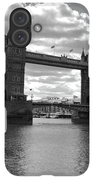 Tower Bridge in Black and White - Phone Case