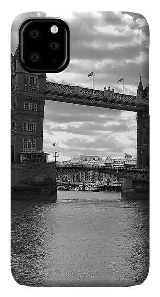 Tower Bridge in Black and White - Phone Case