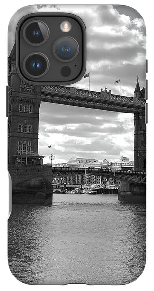 Tower Bridge in Black and White - Phone Case