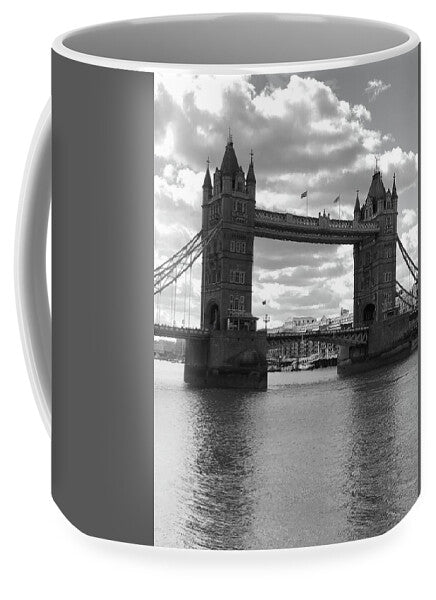 Tower Bridge in Black and White - Mug