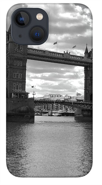 Tower Bridge in Black and White - Phone Case