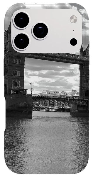 Tower Bridge in Black and White - Phone Case