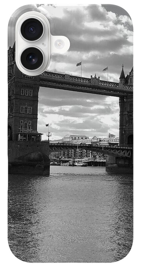 Tower Bridge in Black and White - Phone Case