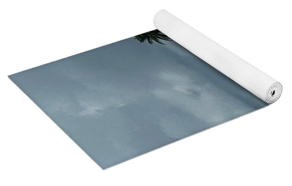 Tropical Beach with Stormy Sky - Yoga Mat