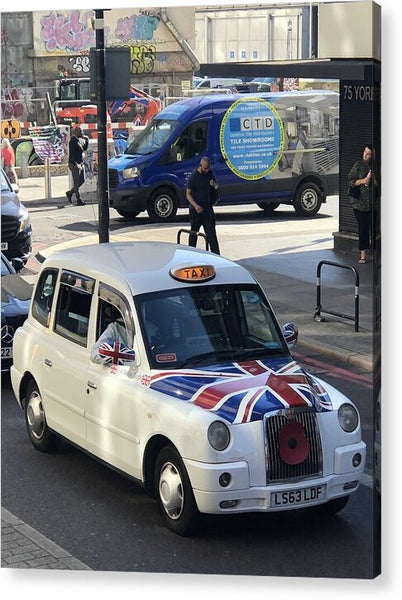 Union Jack London Taxi - Acrylic Print