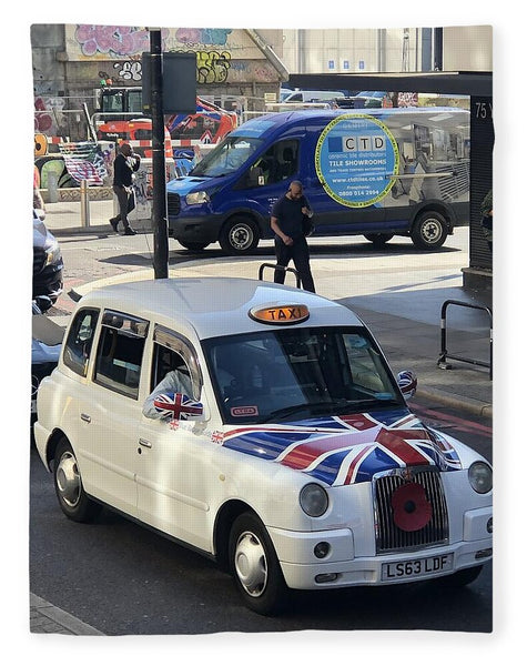 Union Jack London Taxi - Blanket