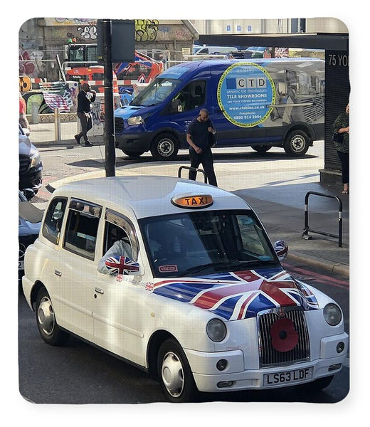 Union Jack London Taxi - Blanket