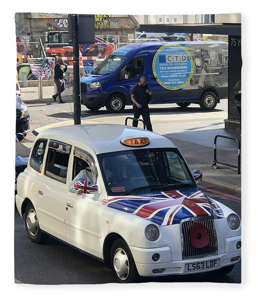 Union Jack London Taxi - Blanket