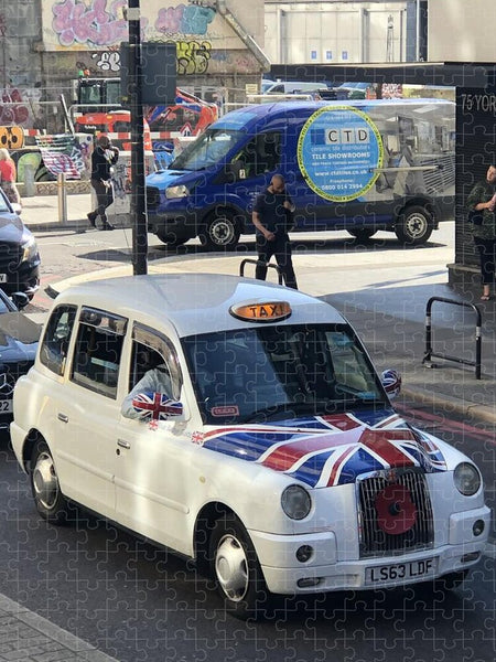 Union Jack London Taxi - Puzzle