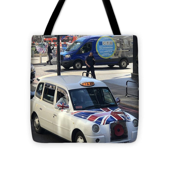 Union Jack London Taxi - Tote Bag