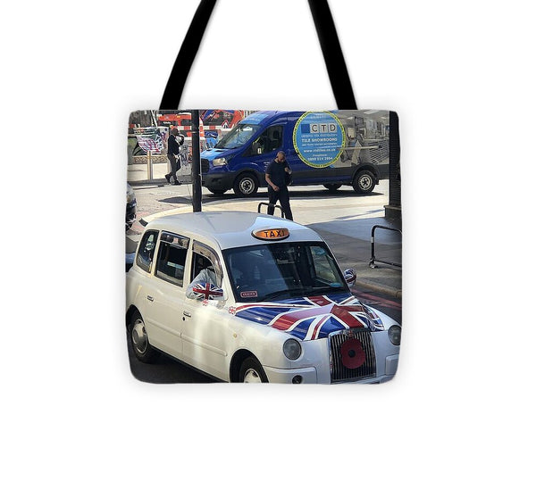 Union Jack London Taxi - Tote Bag