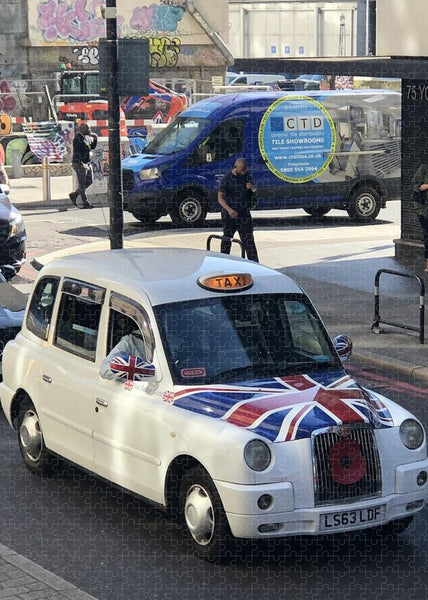 Union Jack London Taxi - Puzzle