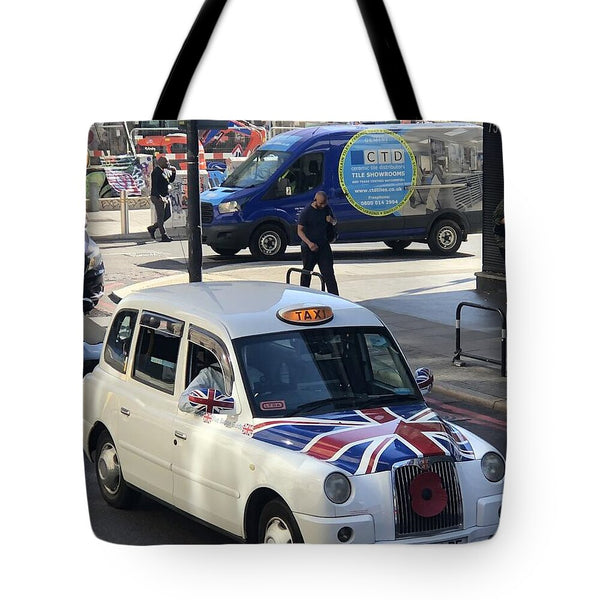 Union Jack London Taxi - Tote Bag