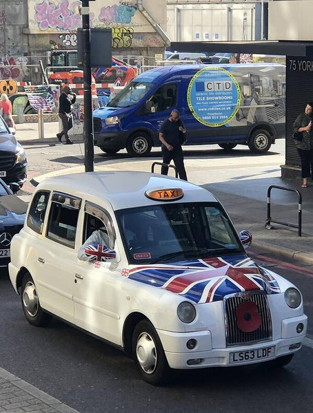 Union Jack London Taxi - Art Print