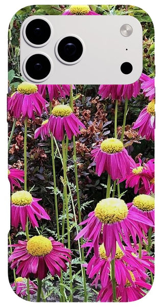 Vibrant Pink flowers Blooming - Phone Case