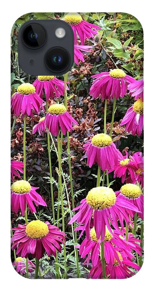 Vibrant Pink flowers Blooming - Phone Case
