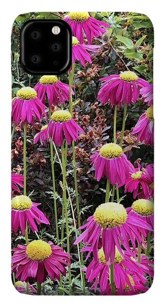 Vibrant Pink flowers Blooming - Phone Case