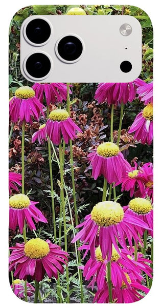 Vibrant Pink flowers Blooming - Phone Case