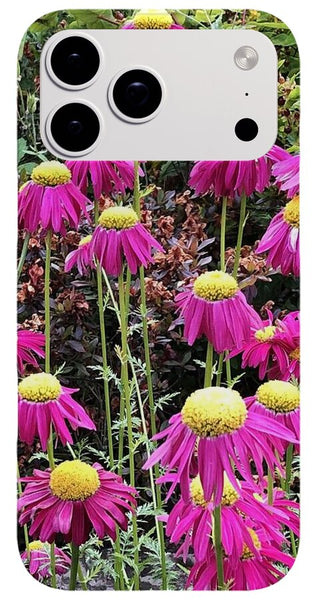 Vibrant Pink flowers Blooming - Phone Case