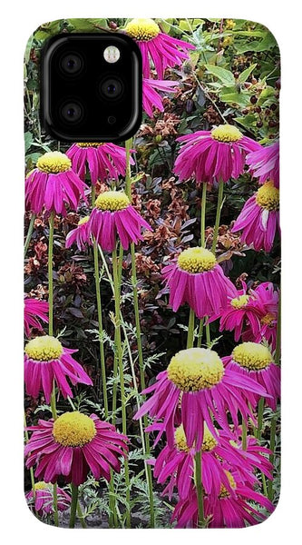 Vibrant Pink flowers Blooming - Phone Case