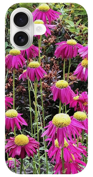 Vibrant Pink flowers Blooming - Phone Case