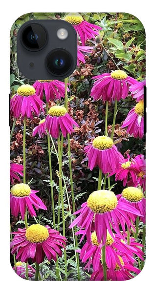 Vibrant Pink flowers Blooming - Phone Case