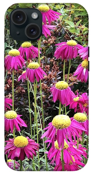 Vibrant Pink flowers Blooming - Phone Case