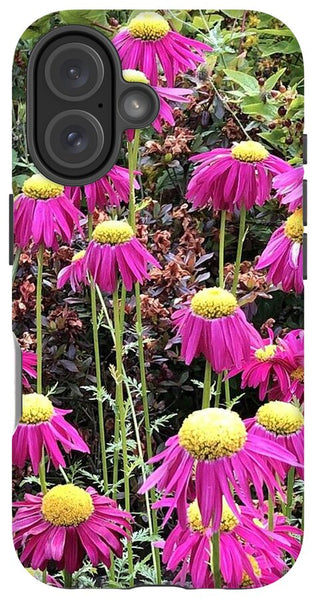 Vibrant Pink flowers Blooming - Phone Case