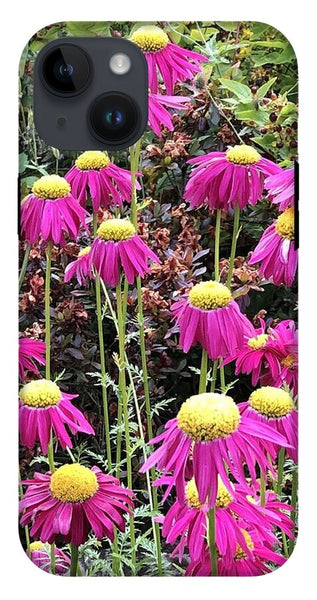 Vibrant Pink flowers Blooming - Phone Case