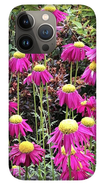 Vibrant Pink flowers Blooming - Phone Case