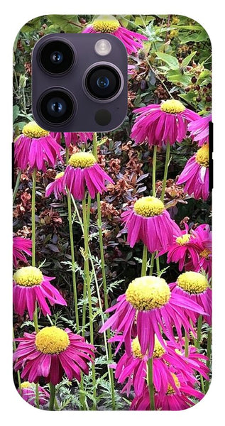 Vibrant Pink flowers Blooming - Phone Case