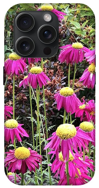 Vibrant Pink flowers Blooming - Phone Case