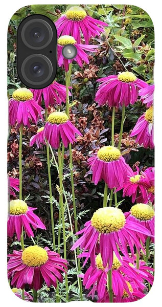 Vibrant Pink flowers Blooming - Phone Case