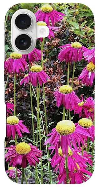 Vibrant Pink flowers Blooming - Phone Case